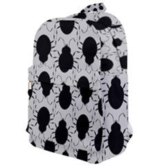 Pattern Beetle Insect Black Grey Classic Backpack by Pakrebo