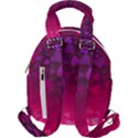 Purple Pink Hearts  Travel Backpacks View2