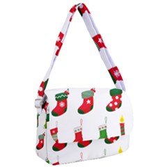 Christmas Stocking Candle Courier Bag by Mariart