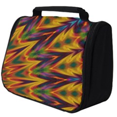 Background Abstract Texture Chevron Full Print Travel Pouch (big) by Mariart