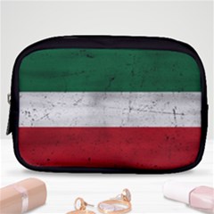 Flag Patriote Quebec Patriot Red Green White Grunge Separatism Make Up Pouch (small) by Quebec