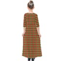 Lumberjack Plaid Buffalo Plaid Green Red Kids  Quarter Sleeve Maxi Dress View2