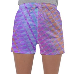 Diagonal Line Design Art Sleepwear Shorts by LoolyElzayat