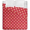 Red Hot Polka Dots Duvet Cover Double Side (California King Size) View1