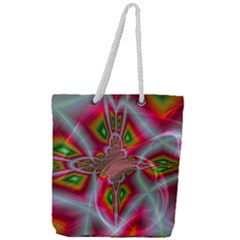 Fractal Art Pictures Digital Art Full Print Rope Handle Tote (large) by Pakrebo