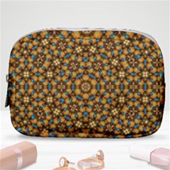 Tile Background Image Geometric Make Up Pouch (small) by Pakrebo