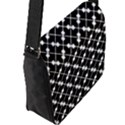 Black And White Fantasy Flap Closure Messenger Bag (L) View2