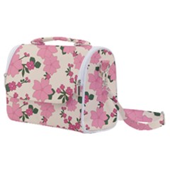 Floral Vintage Flowers Wallpaper Satchel Shoulder Bag by Mariart