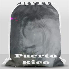 Survivor Of Hurricane Maria Puerto Rico Drawstring Bag (large) by StarvingArtisan