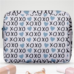 Xo Valentines Day Pattern Make Up Pouch (large) by Valentinaart