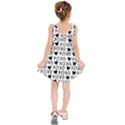 XO Valentines day pattern Kids  Sleeveless Dress View2