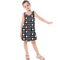 XO Valentines day pattern Kids  Sleeveless Dress View1