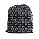 XO Valentines day pattern Drawstring Pouch (XXL) View1