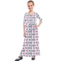 XO Valentines day pattern Kids  Quarter Sleeve Maxi Dress View1