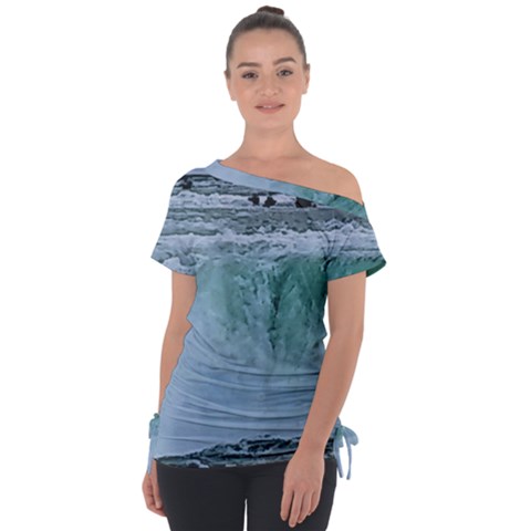 Niagara Falls Tie-up Tee by Riverwoman