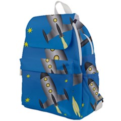 Rocket Spaceship Space Travel Nasa Top Flap Backpack by Wegoenart