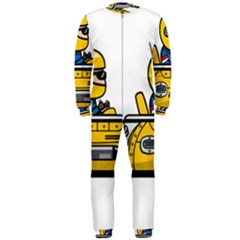 Cartoon Space Racer Galaxy Science Onepiece Jumpsuit (men)  by Wegoenart