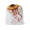 Animal Art Forms In Nature Jellyfish Drawstring Pouch (XL) View2