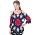 Kaleidoscope Round Metal Flutter Tees View1