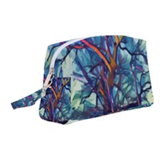 Tree Colorful Nature Landscape Wristlet Pouch Bag (medium) by Pakrebo