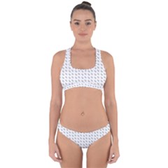 Leaves Plot Background Cross Back Hipster Bikini Set by Mariart