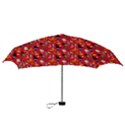 Halloween Treats Pattern Red Mini Folding Umbrellas View3