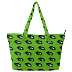 Eyes Green Full Print Shoulder Bag by snowwhitegirl