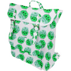 Kawaii Lime Jam Jar Pattern Buckle Up Backpack by snowwhitegirl