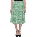 Ornamental Green Classic Midi Skirt View1