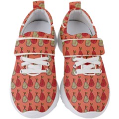 Pears Red Kids  Velcro Strap Shoes by snowwhitegirl