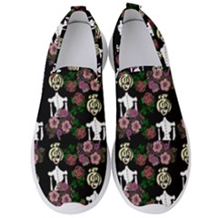 Victorian Girl Black Men s Slip On Sneakers by snowwhitegirl