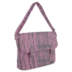 Old Pink Wood Wall Buckle Messenger Bag by snowwhitegirl