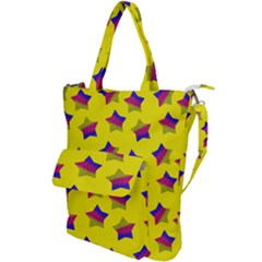 Ombre Glitter  Star Pattern Shoulder Tote Bag by snowwhitegirl