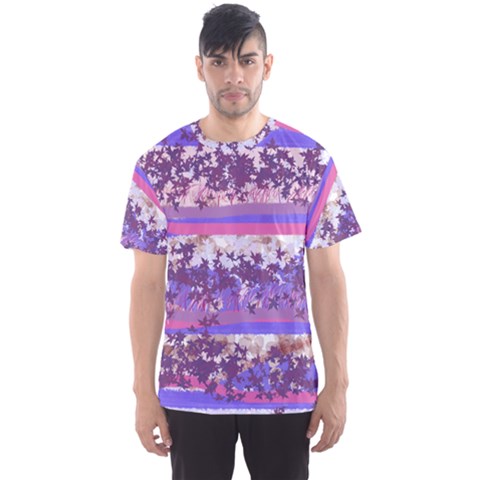 Abstract Pastel Pink Blue Men s Sports Mesh Tee by snowwhitegirl