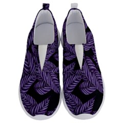 Tropical Leaves Purple No Lace Lightweight Shoes by snowwhitegirl