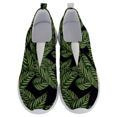 Tropical Leaves On Black No Lace Lightweight Shoes by snowwhitegirl