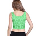 Victorian Paisley Green Crop Top View3