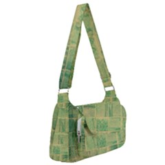 Abstract Green Tile Post Office Delivery Bag by snowwhitegirl