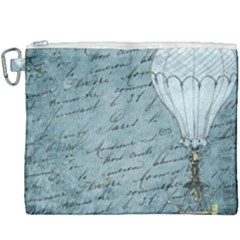 Vintage Hot Air Balloon Lettter Canvas Cosmetic Bag (xxxl) by snowwhitegirl