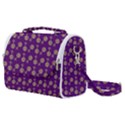 Victorian Crosses Purple Satchel Shoulder Bag View1