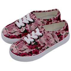 Guadalupe Roses Kids  Classic Low Top Sneakers by snowwhitegirl