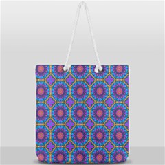 Ml 113 Full Print Rope Handle Tote (large) by ArtworkByPatrick