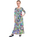 Leaves Leaf Nature Ecological Kids  Quarter Sleeve Maxi Dress View1