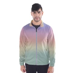 Balmy Pastel Seashore Windbreaker (men) by retrotoomoderndesigns