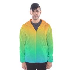 Sunburnt Splash Hooded Windbreaker (men) by retrotoomoderndesigns