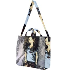 Chocolate Square Shoulder Tote Bag by snowwhitegirl