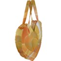 Lines Wave Heart Love Smile Giant Heart Shaped Tote View4