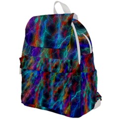 Wizzard Flashes Pattern Abstract Top Flap Backpack by Pakrebo