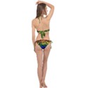 Lgbt Pride Rainbow Gay Lesbian Cross Front Halter Bikini Set View2