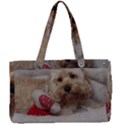 Cockapoo In Dog s Bed Canvas Work Bag View1